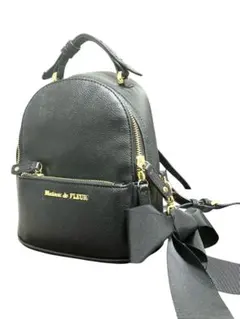 Maison de FLEUR ブラック リュック