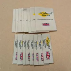 海外織りネーム brisbane moss 16枚セット