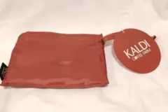 新品：KALDI オールドローズ エコバッグ：カルディ 折りたたみのサムネイル