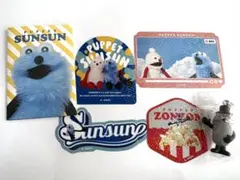 パペットスンスン キラキラダイカットステッカー めじるしアクセサリーゾンゾン