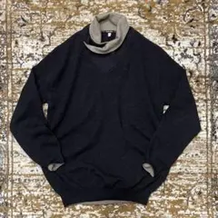 90s Giorgio Armani　Drape Neck Knit