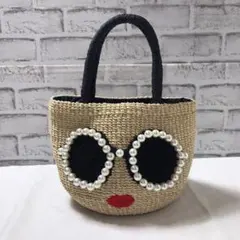 a-jolie アジョリー かごバッグ 小 パールサングラス