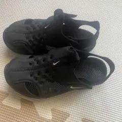 あみ様専用Nike キッズ サンダル ブラック17センチ