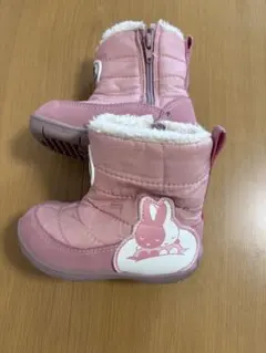 【15.0cm】ミッフィー miffy キッズ スノーブーツ ピンクのサムネイル