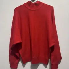 H&M 赤　ニットセーター XS