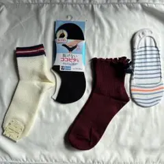 レディースソックス 23-25cm 4足セット