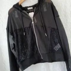 アクシーズファム　パッチワークパーカー