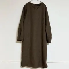 美品 クローゼットストーリー Vネック ワンピース F 手洗い可