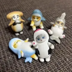 モフサンド サメにゃんマスコットフィギュア コンプリート ガチャガチャ