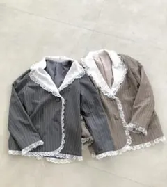 treat urself Retro lace jacket ベージュ treat ürself トリートユアセルフ Retro lace jacket - メルカリ