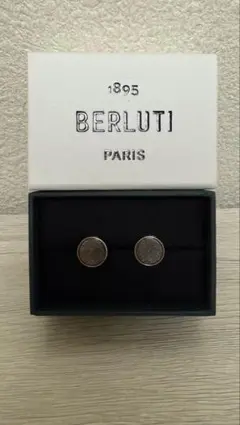 【美品】ベルルッティ カリグラフィー カフリンクス 中古】ベルルッティ Berluti カリグラフィー カフリンクス