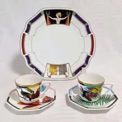 非売品】資生堂 花椿クラブノベルティ カップ＆ソーサー＆プレート