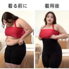 ハイウエスト補正下着 ブラック4L