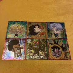 【まとめて】ドラゴンボールZ シール 6枚セット キラ