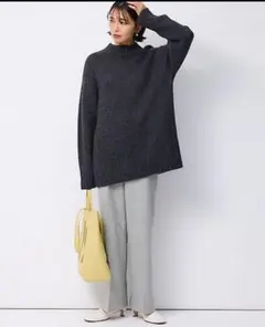 ベビーアルパカ ビッグシルエット ニット