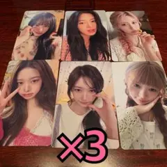 IVE トレカ LUCID DREAM タワレコ渋谷 ラキドロ 6種コンプ ×3