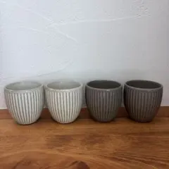 未使用品】上泉 秀人 しのぎ 湯呑 - メルカリ