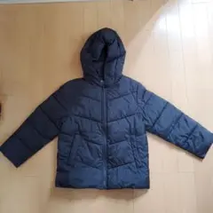 COMME CA ISM ブラックダウンコート 140A