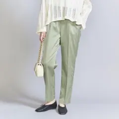 BEAUTY&YOUTH サテン ドロースト イージーパンツ