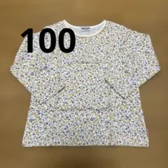 miki HOUSE 花柄 長袖カットソー