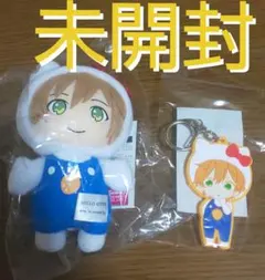 すとぷり ジェルくん サンリオコラボ ぬいぐるみキーホルダー ラバーストラップ