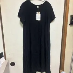 r.p.s ブラック 半袖ロングワンピース Fサイズのサムネイル