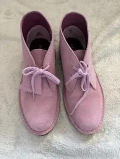 Clarks Originals ラベンダースエード デザートブーツ