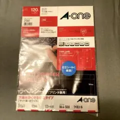 A−one 31561 ラベルシール　下地が隠せる修正タイプマット紙・ホワイトのサムネイル