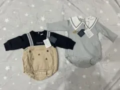 cottoli ロンパース　70センチ　2点セット