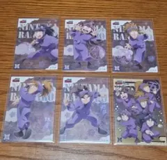 詩**様 忍たま乱太郎　クリアカードコレクション　クリアカード　五年生　6枚セッ