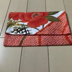 花柄オレンジ和装小物