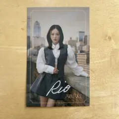 NiziU AWAKE 発売記念 オモカド 京阪モール 特典ステッカー リオ