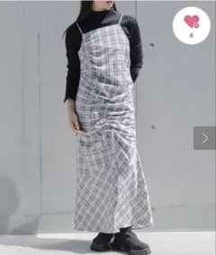 RAY CASSIN チェックシャーリングワンピース