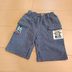 トーマス　ズボン90 ストライプ　半ズボン　夏　男の子　ハーフパンツ　水遊びのサムネイル