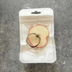 新品未開封 スマホリング りんご