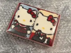 新品未使用　フェイラー JAL コラボハンカチ　ハローキティ　2枚セットのサムネイル
