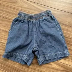GU BOYSデニムシェフショーツ 110