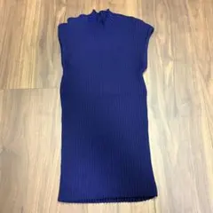 shishikui シシクイ　knit cami blue gray シシクイ shishikui KNIT CAMI /BLUE GRAY新品未使用 - メルカリ