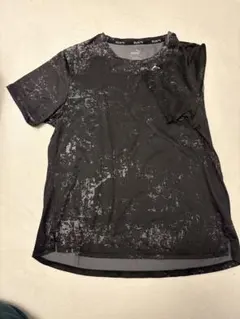 PUMA 抽象模様 Tシャツ ブラック/グレー