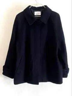 LADY LUCK LUCA ネイビー ウールコート