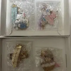 ディズニー ダッフィーフレンズ キーホルダー4個セット新品