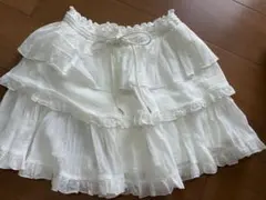 SNIDEL フリルスカショーパン　ミニスカート　ショートパンツ　スナイデル　白のサムネイル