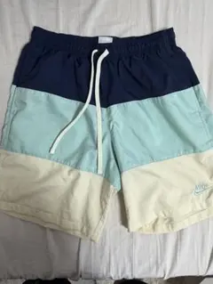 Nike ショートパンツ L ネイビー/ミント/クリーム
