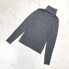美品 ANAYI タートルネックニットセーター グレー サイズ36*OD1135