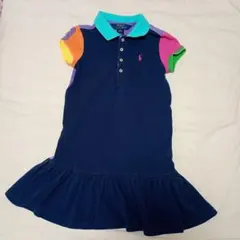 Polo Ralph Lauren 半袖ポロワンピース 5 カラフル