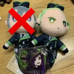 バラ売り可✨ツイステ EXぬいぐるみ、namco限定品缶バッジ 2点セット