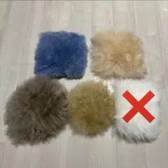 【年内限定‼️】リアルムートンクッション 1枚