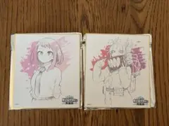 나의 히어로 아카데미아 原画展 ミニ色紙 麗日お茶子、トガヒミコ