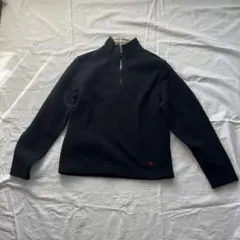 《Burberry》バーバリー フリース ジャケット ブラック ボア Mサイズ