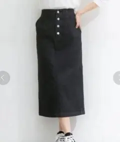 Honeys デニムタイトスカート　ブラック